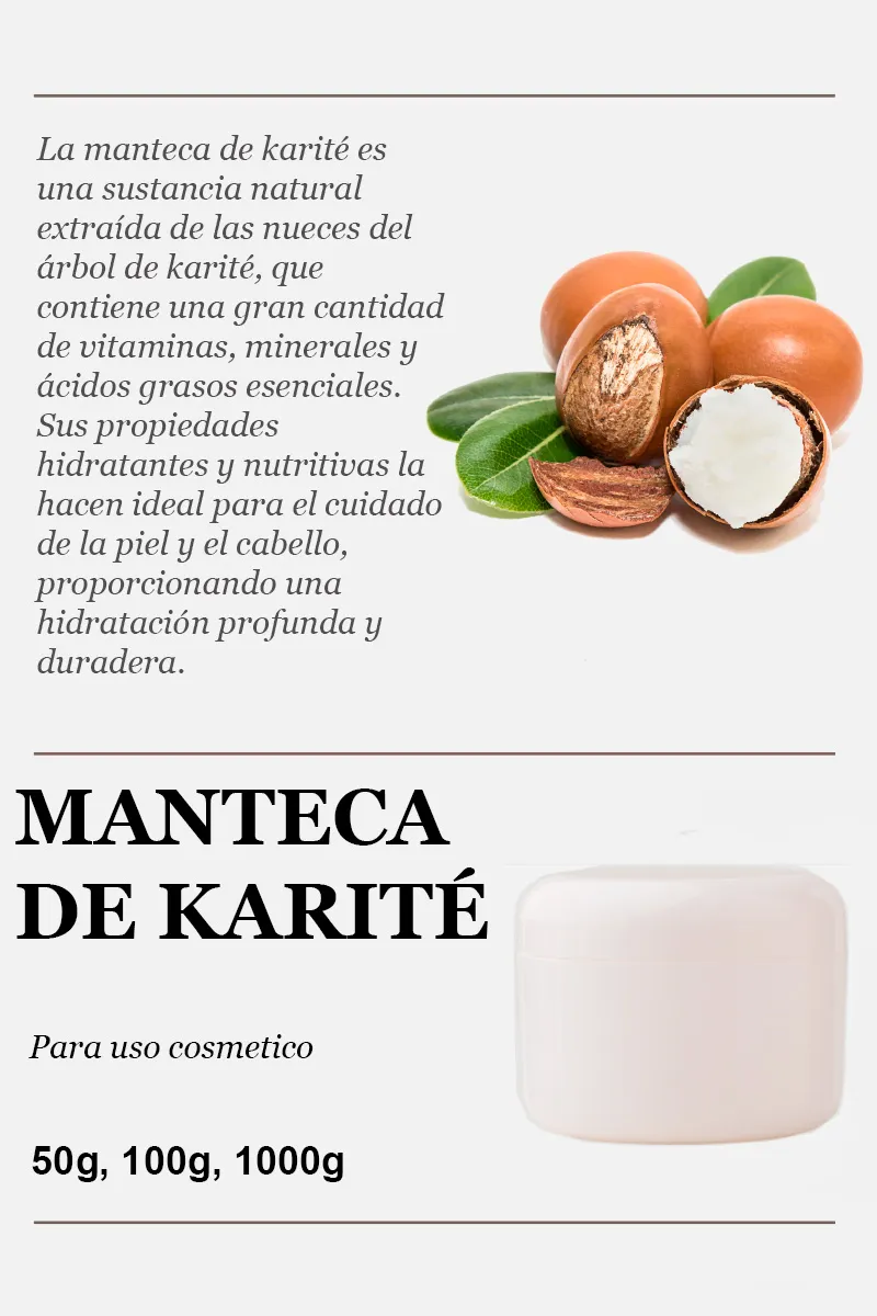 Manteca de karité pura