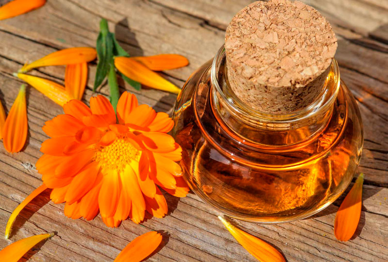 ¿Como funciona aceite de calendula en jabones de Frescoco?